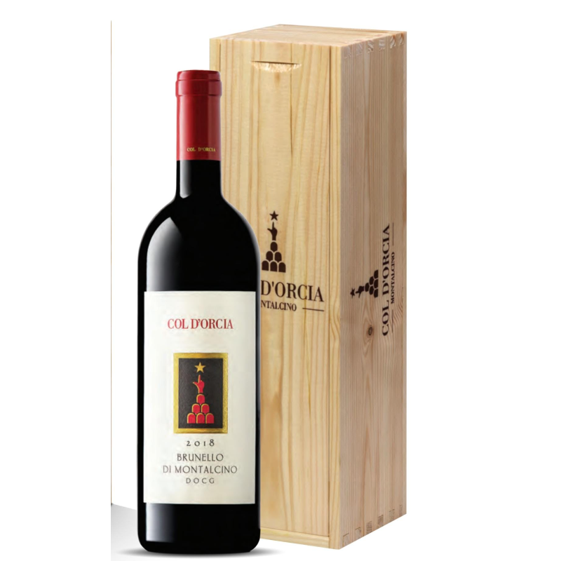 Red Wine 75cl - Brunello di Montalcino DOCG - Wooden Gift Box Main Image